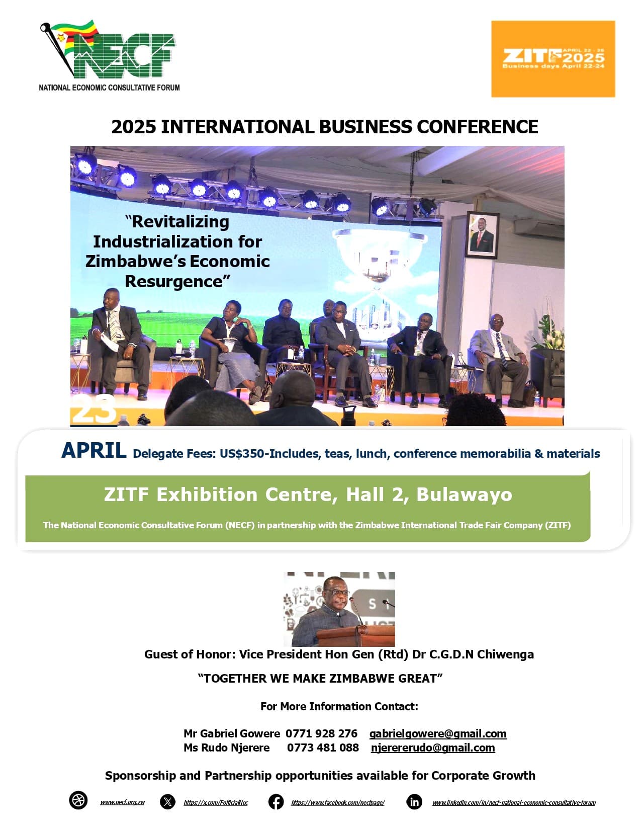2026 International Business Conference " Connected Economies: Competitive Industries".